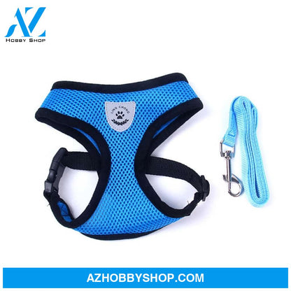Pet Car Seat Belt Leash Blue / S