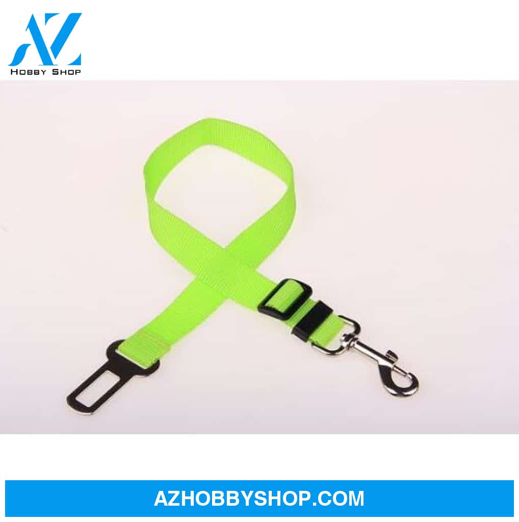 Pet Car Seat Belt Leash Green / Uniformcode