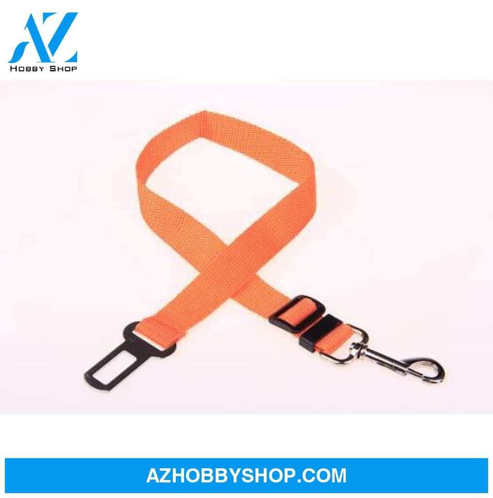 Pet Car Seat Belt Leash Orange / Uniformcode