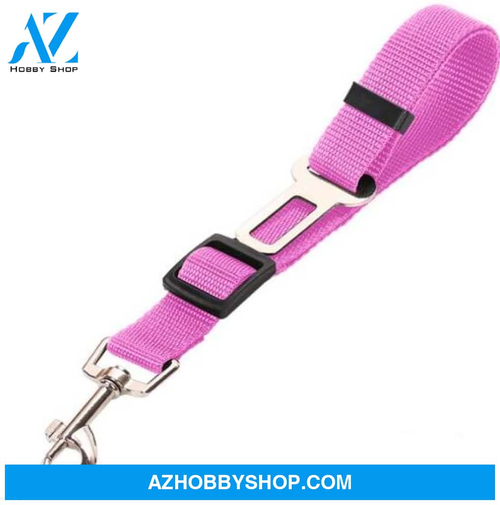 Pet Car Seat Belt Leash Pink / Uniformcode