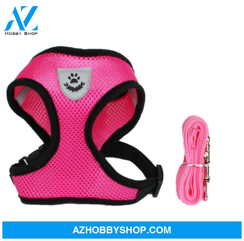 Pet Car Seat Belt Leash Rosered / L