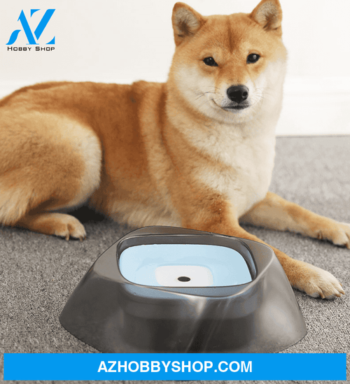 Pet Dog Bowl Floating Not Wetting Mouth Cat No Spill Drinking Water Feeder