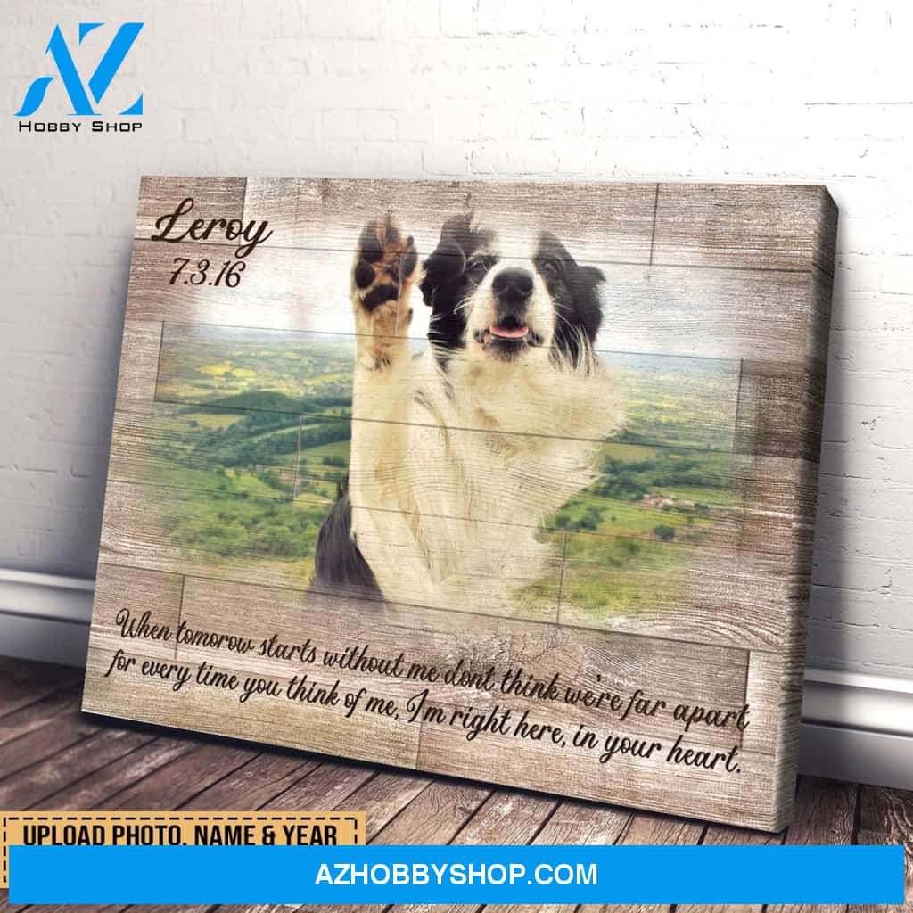 Pet Memorial, Pet Loss Gifts, Free Personalization Canvas