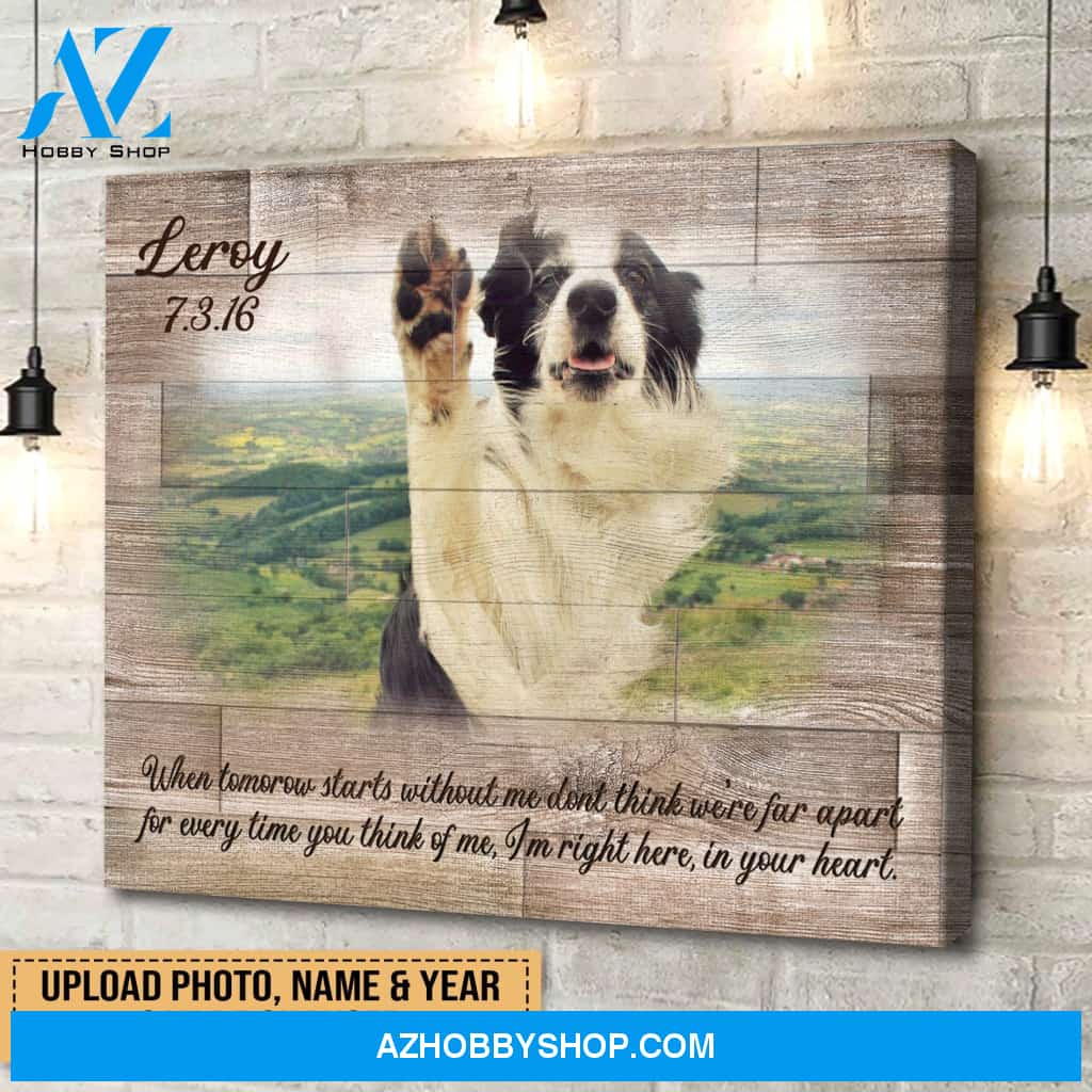 Pet Memorial, Pet Loss Gifts, Free Personalization Canvas