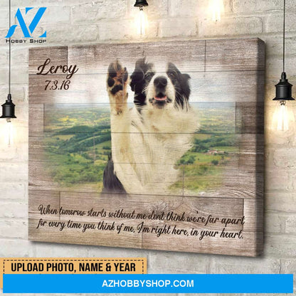 Pet Memorial, Pet Loss Gifts, Free Personalization Canvas