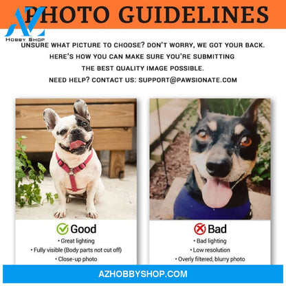 Pet Mugshot - Personalized Custom Matte Canvas