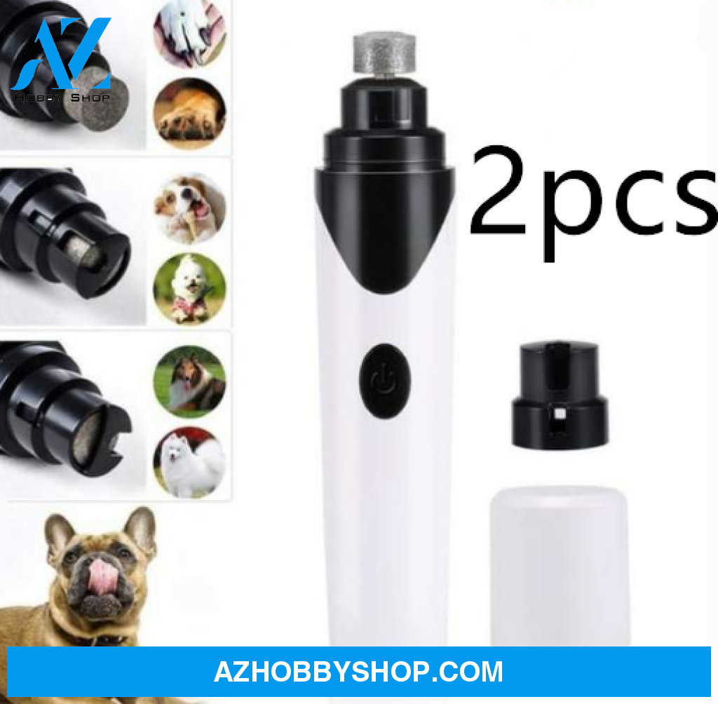 Pet Pencil Sharpener Electric Nail Clippers Cleaning 2Pcs