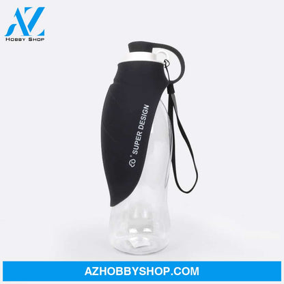 Pet Portable Drinking Cup For Dog Water Bottle Black