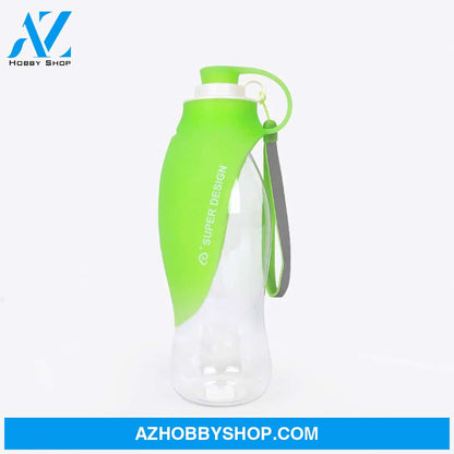 Pet Portable Drinking Cup For Dog Water Bottle Green
