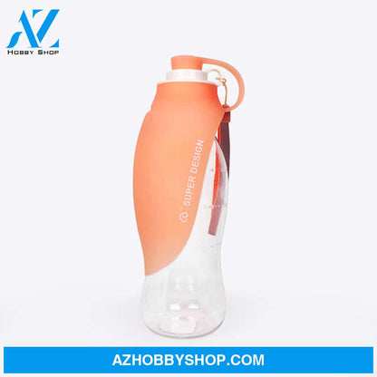 Pet Portable Drinking Cup For Dog Water Bottle Orange
