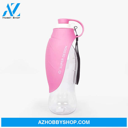 Pet Portable Drinking Cup For Dog Water Bottle Pink