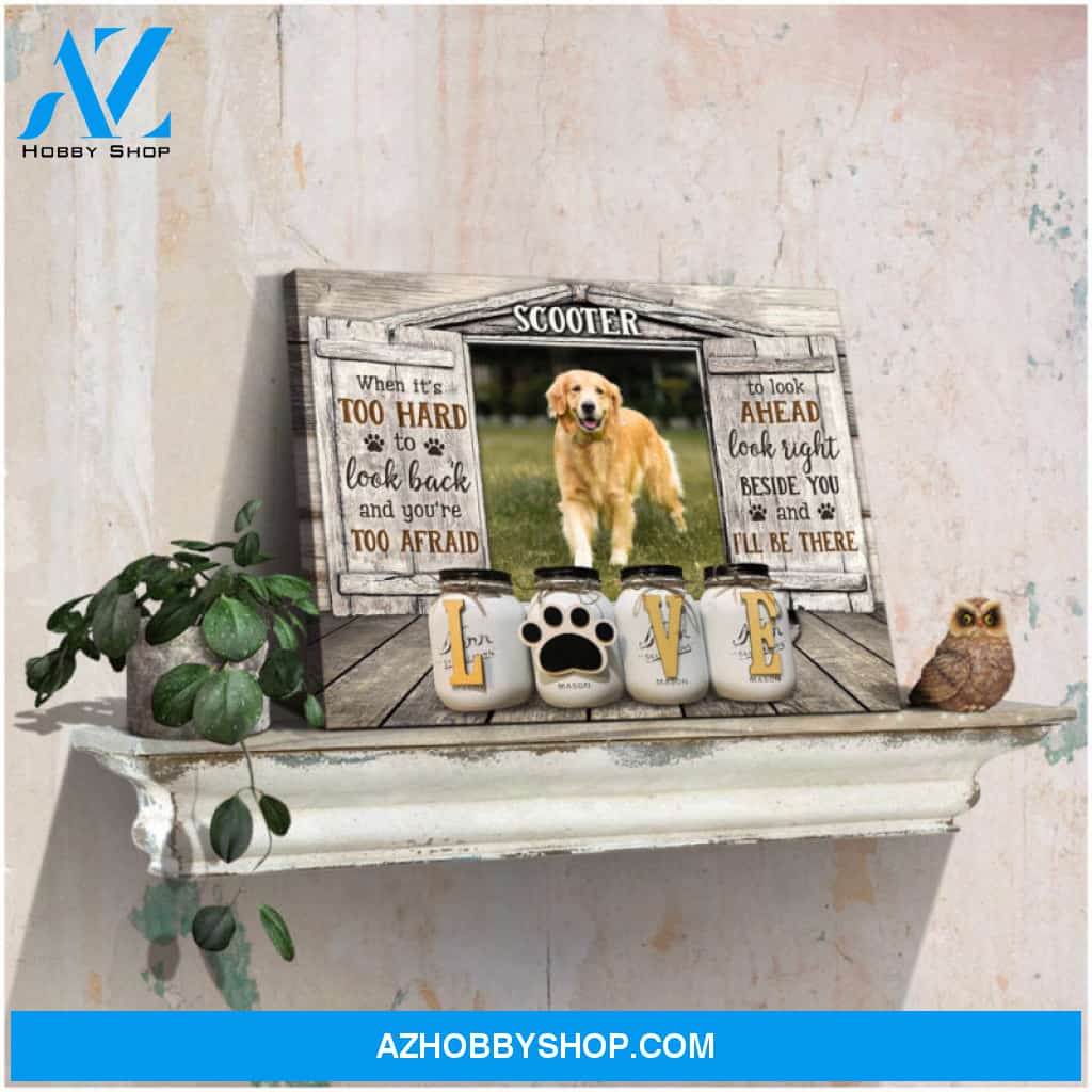 Pet Portrait On Canvas Wall Art Best Gift For Dog Lovers