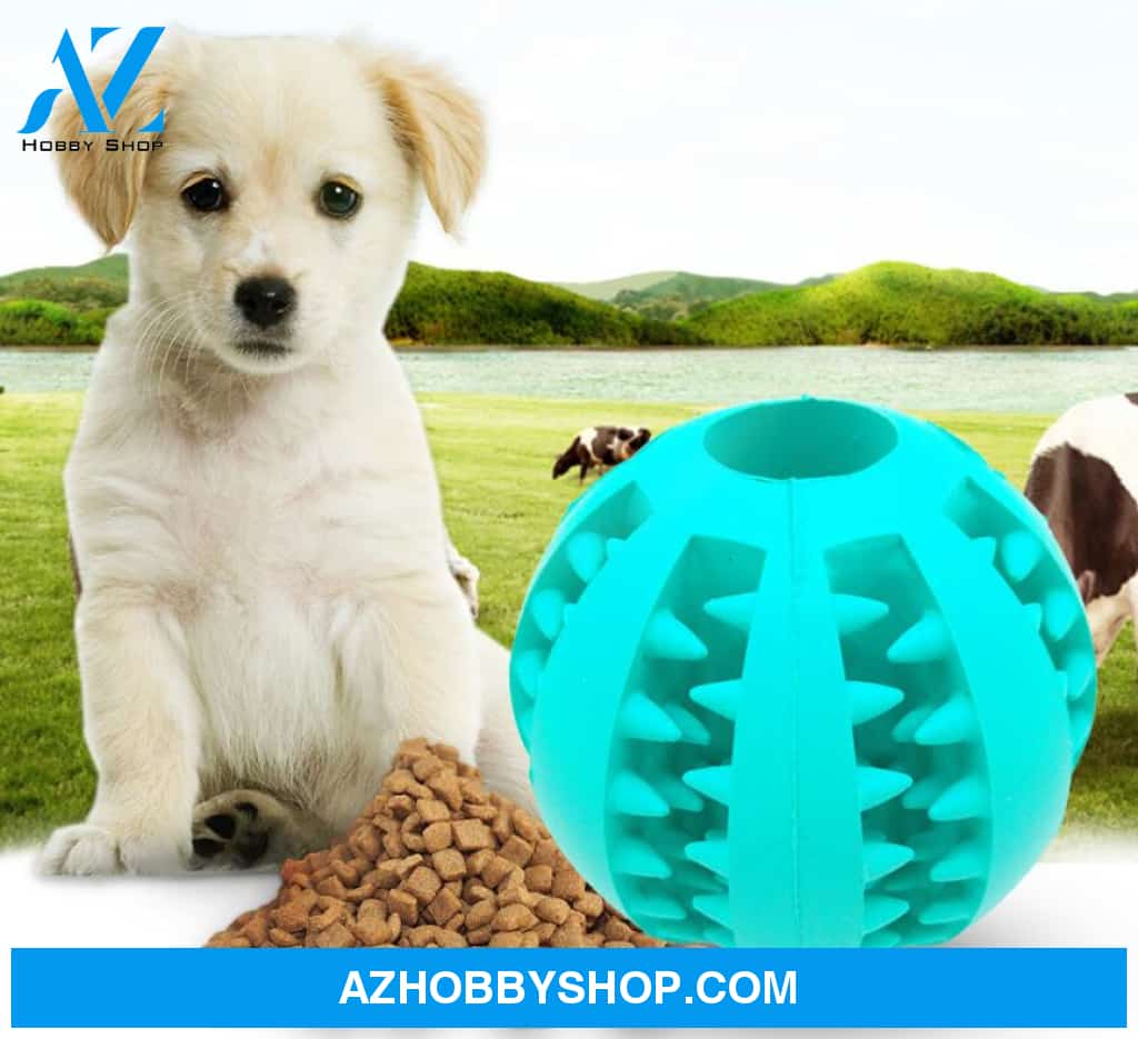 Pet Slow Feeder Dog Toy Cute Funny Rubber Ball