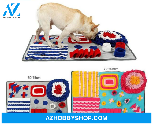 Pet Sniffing Pad Training Blanket Feeding Mat Dog Foraging Skills Toys Activity