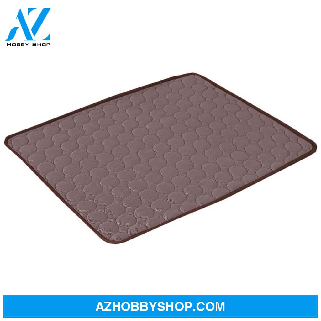 Pet Summer Portable Ice Silk Cooling Pad Coffee / Xs