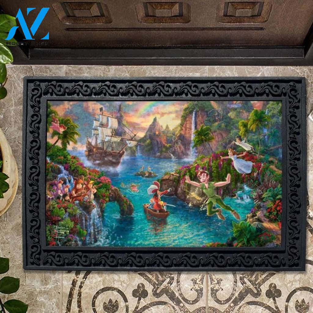 Peter Pan's Neverland Doormat - 18" x 30"