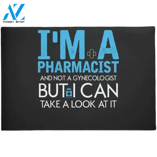 Pharmacist Joke Chemist Gynecologist Druggist Doormat Welcome Mat House Warming Gift Home Decor Funny Doormat Gift Idea