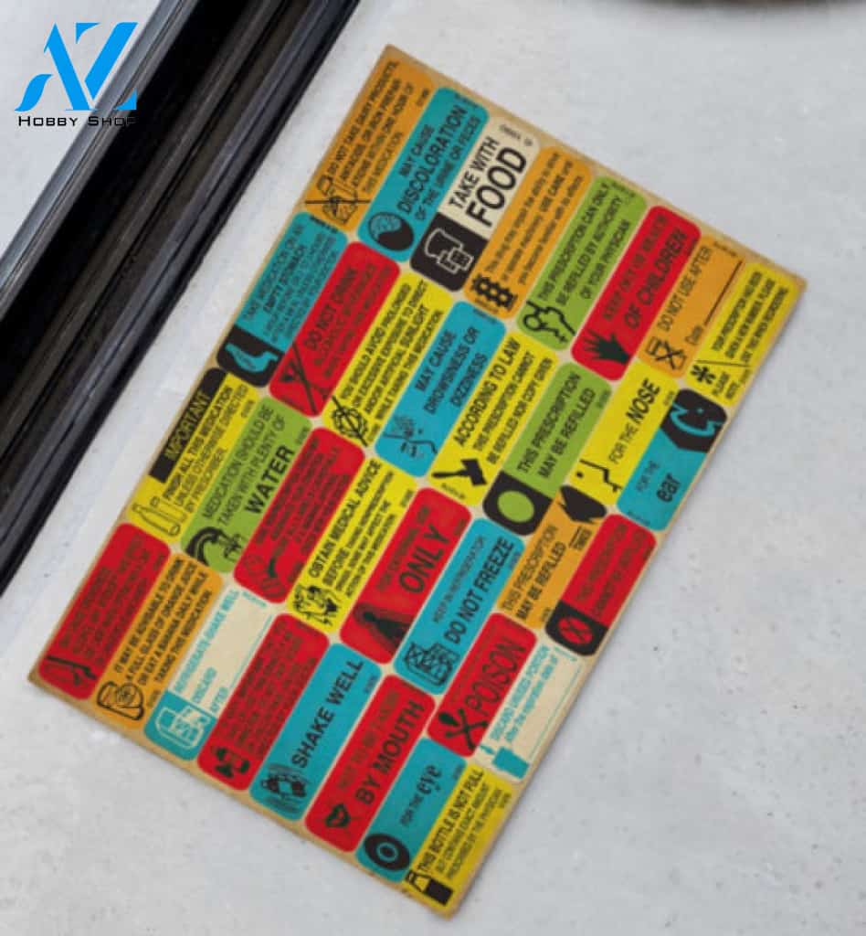 Pharmacist Prescription Doormat