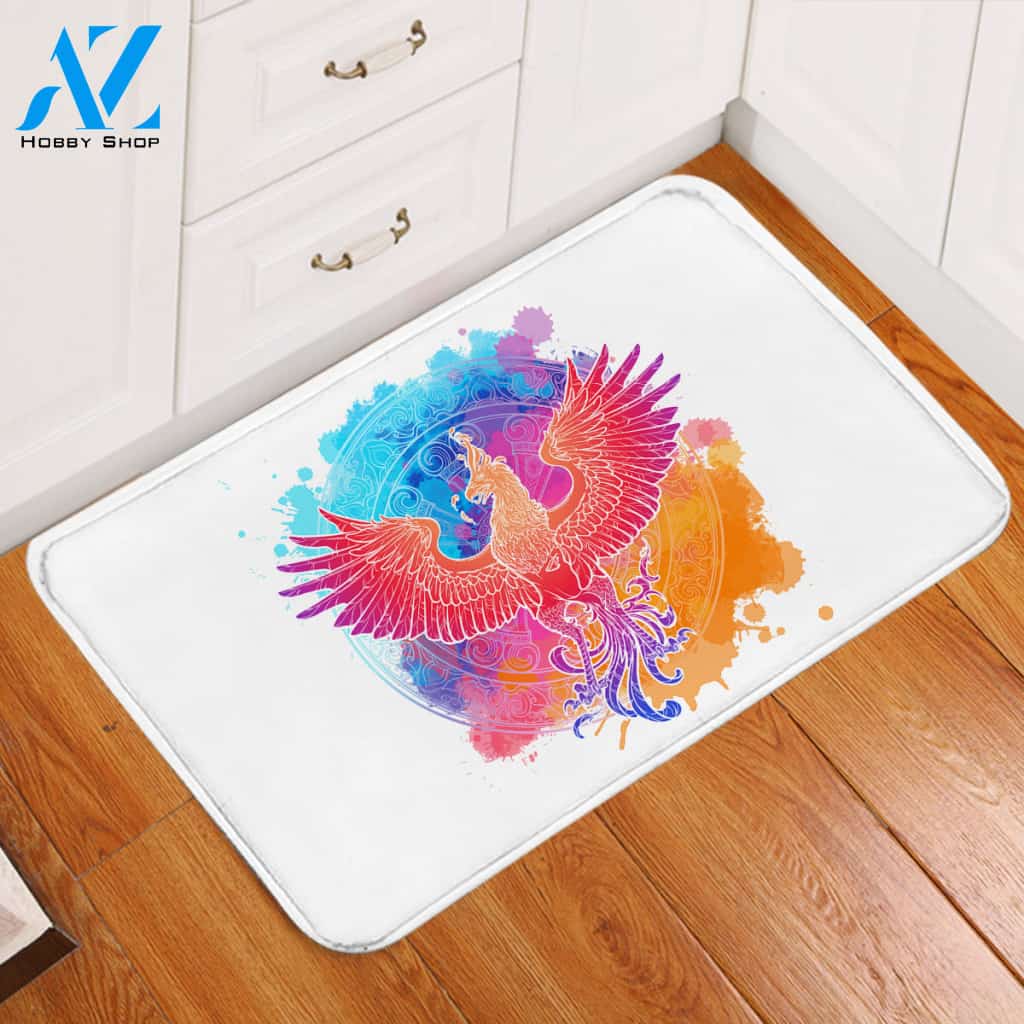 Phoenix's Rebirth Door Mat
