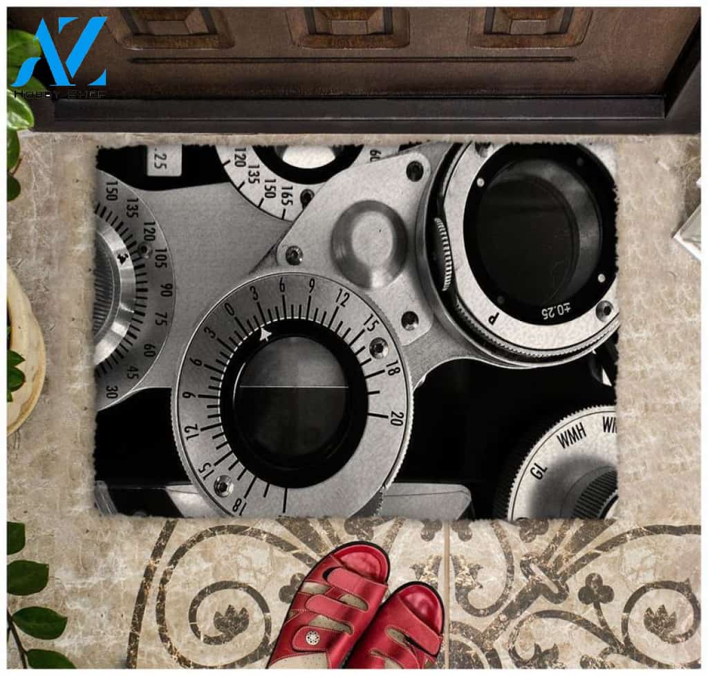 Photographer Doormat Rug Housewarming Gift Family Welcome Mat Custom Funny Halloween Christmas New Year Holiday