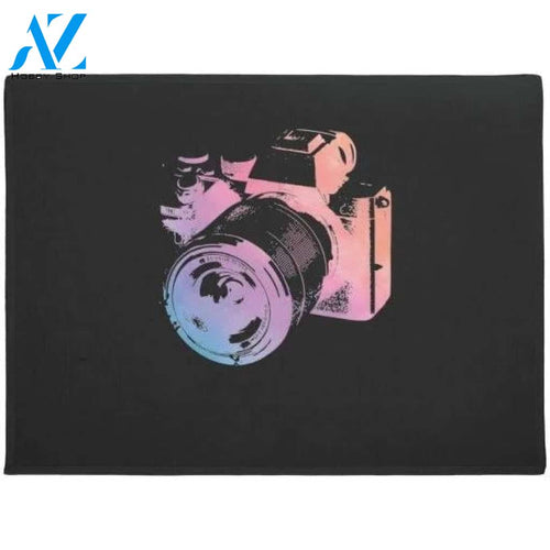 Photographer Watercolor Camera Photo Photography Doormat Warm House Gift Welcome Mat Gift for Friend Family