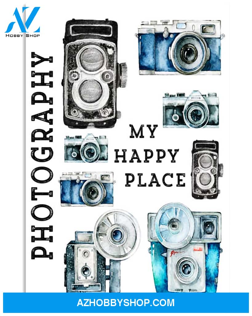 Photography Poster Happy Place Photographer Wall Decor