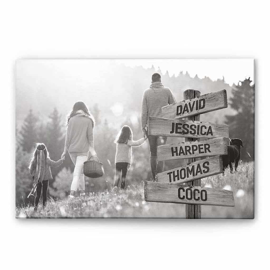 Photos to Canvas Prints , Family Custom Canvas, Gift For Family