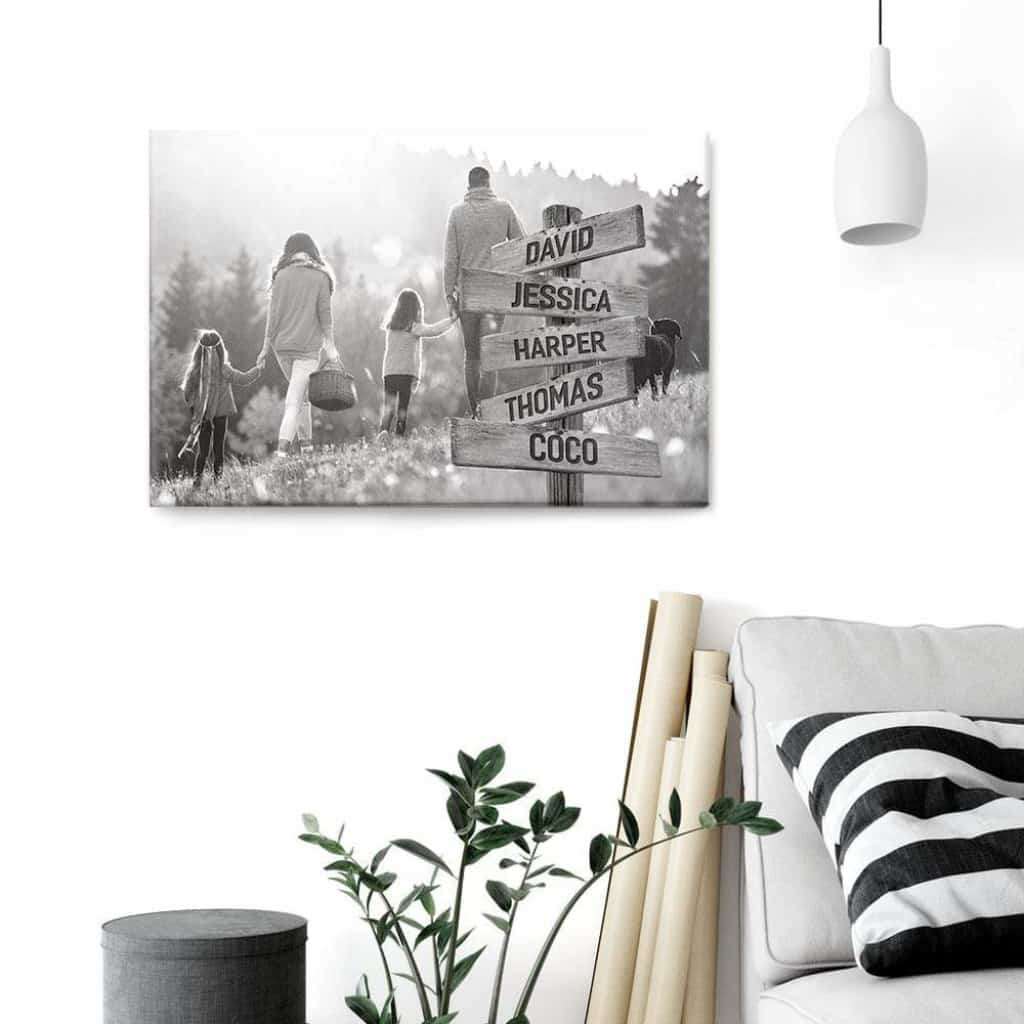 Photos to Canvas Prints , Family Custom Canvas, Gift For Family