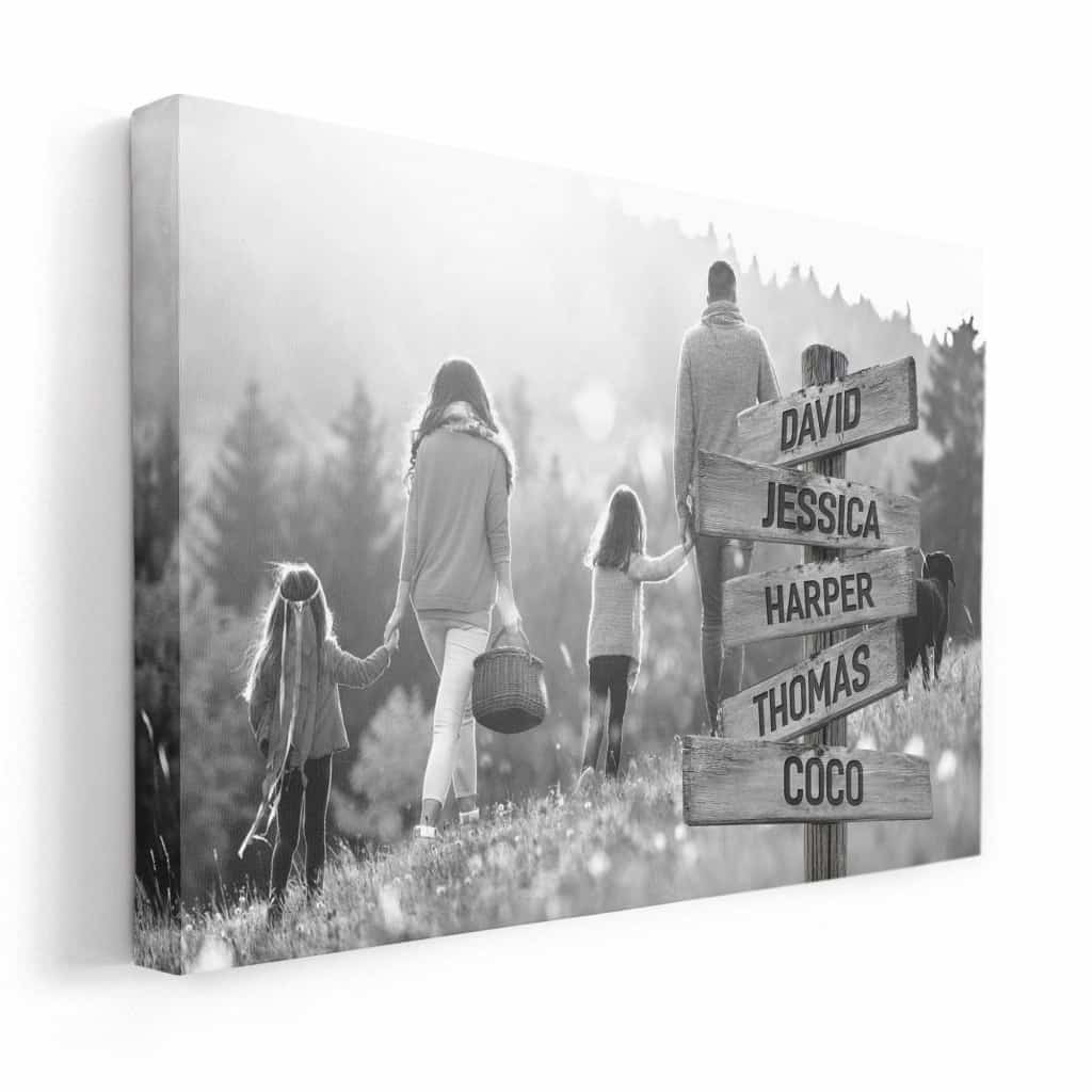 Photos to Canvas Prints , Family Custom Canvas, Gift For Family