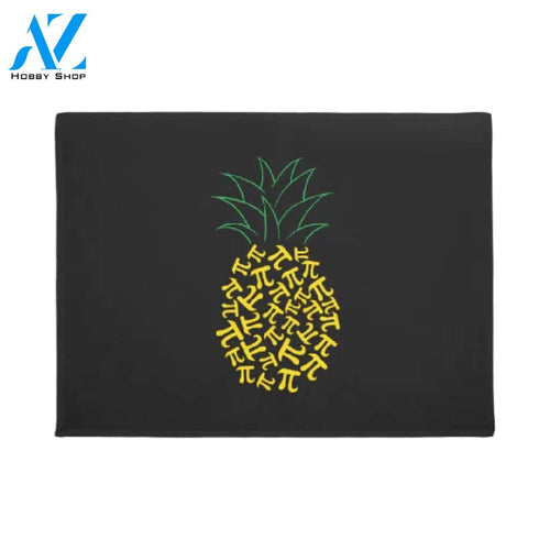 Pi Day Pineapple Math Teacher Doormat Welcome Mat House Warming Gift Home Decor Funny Doormat Gift Idea