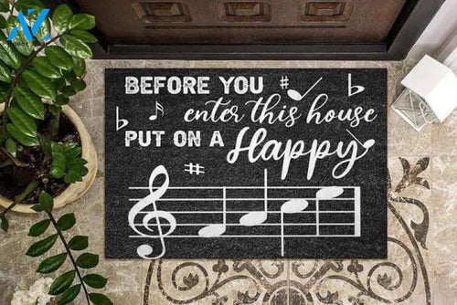 Piano Before You Enter This House Musician Great Gift For Family And Friend Doormats Inhouse Doormats Home Decor Housewarming Gift