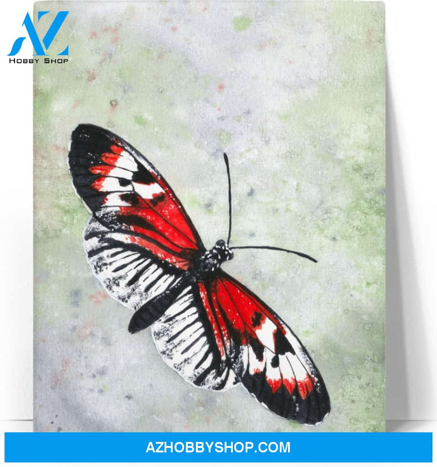 Piano Key Butterfly (Heliconius Melpomene) Canvas