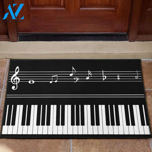 Piano Key Musical Notes Door Mat