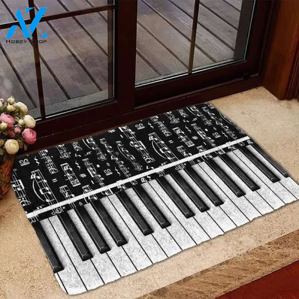 Piano Keys Doormat Welcome Mat Housewarming Gift Home Decor Funny Doormat Gift Idea For Piano Lovers Gift For Friend