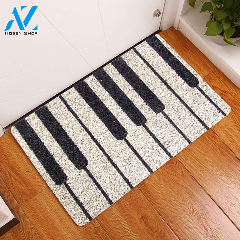 Piano Keys Funny Indoor And Outdoor Doormat Warm House Gift Welcome Mat Gift For Piano Lovers Gift For Music Lovers
