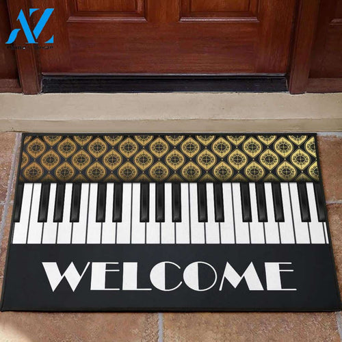 Piano Welcome Doormat Welcome Mat Housewarming Gift Home Decor Funny Doormat Gift Idea For Pianist Gift For Friend