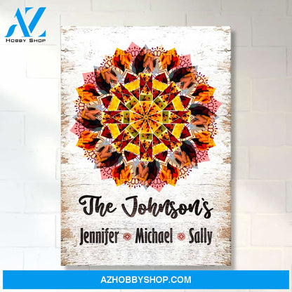 Picturedala Multi-Names Premium Canvas