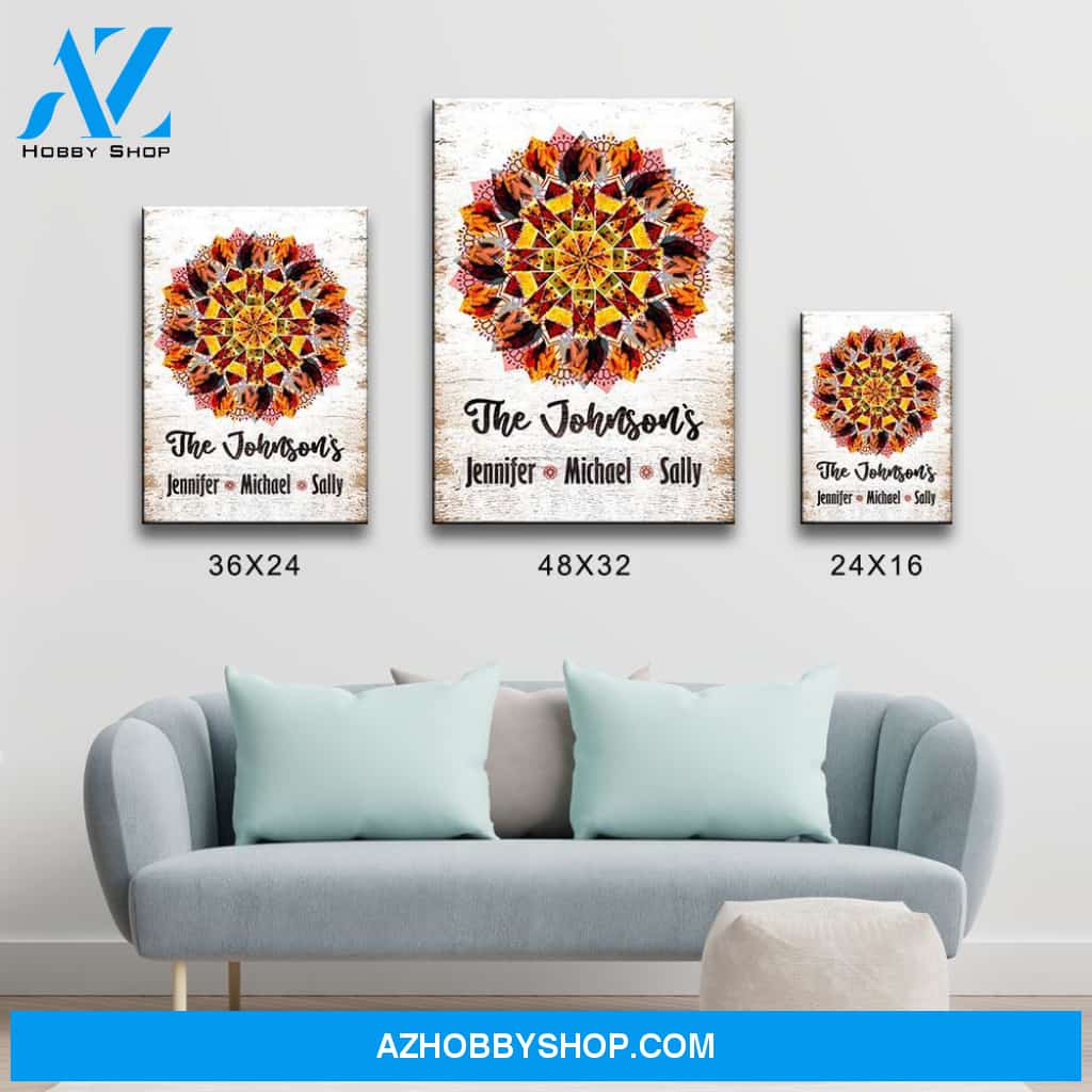 Picturedala Multi-Names Premium Canvas