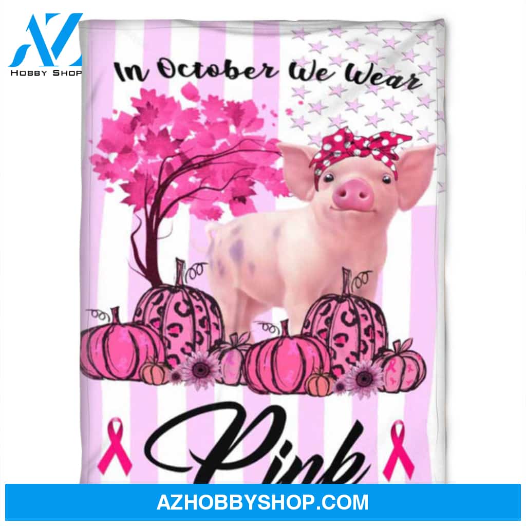 Pig Blanket, Love Pig Pink, Fleece Blanket.Gift For Your Love One, Birthday Gift Home Decor Bedding Couch Sofa Soft and Comfy Cozy