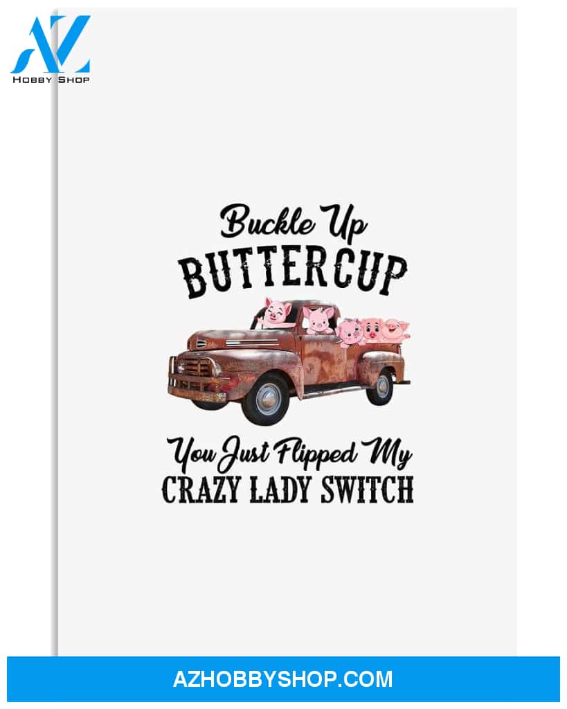 Pig Flipped My Crazy Lady poster