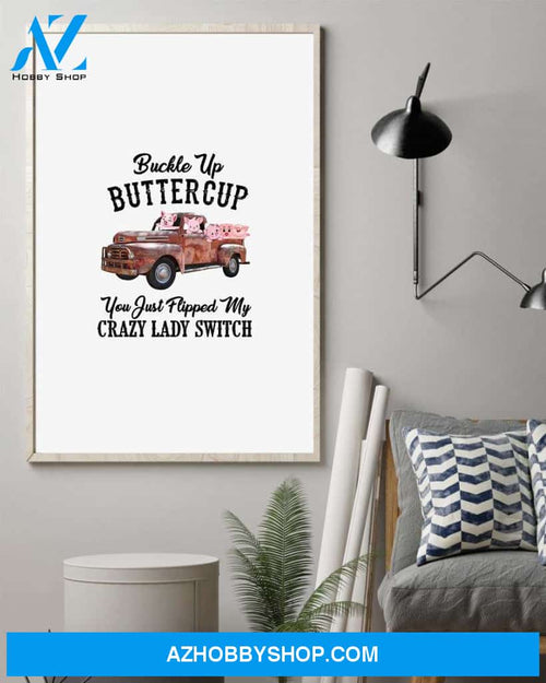 Pig Flipped My Crazy Lady poster