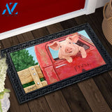 Pig in a Truck Doormat - 18" x 30"