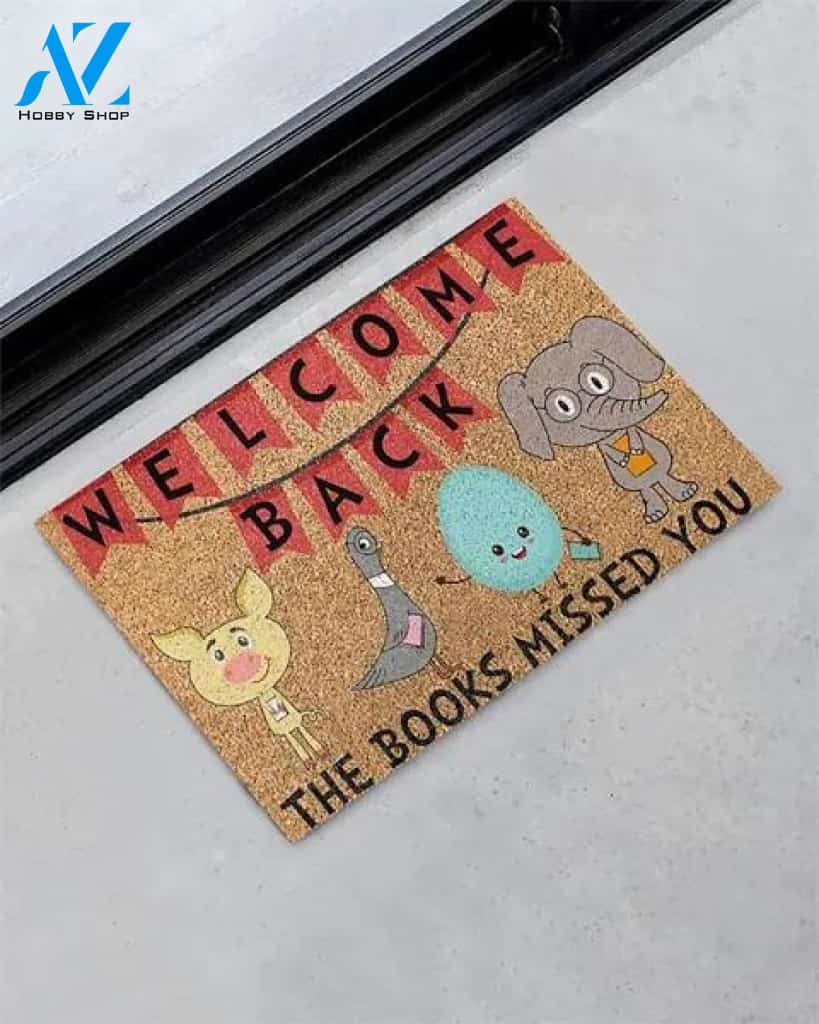 Pigeon Teacher Doormat, Pigeon Teacher Classroom Doormat, Teacher Room Welcome Mat, Back To School Door Mat