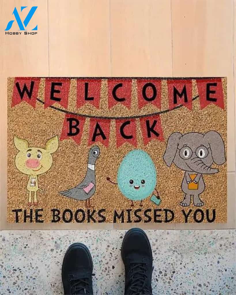 Pigeon Teacher Doormat, Pigeon Teacher Classroom Doormat, Teacher Room Welcome Mat, Back To School Door Mat