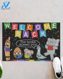 Pigeon Teacher Doormat, Funny Classroom Doormat, Teacher Room Welcome Mat, Welcome Back To School Door Ma