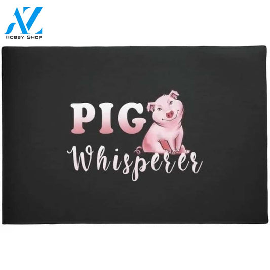 Pigs Whisperer Farmer Pig Piglet Hog Farm Animal Doormat