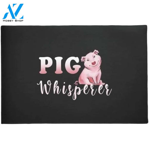 Pigs Whisperer Farmer Pig Piglet Hog Farm Animal Doormat