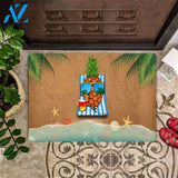 Pineapple Easy Clean Welcome DoorMat | Felt And Rubber | DO2828