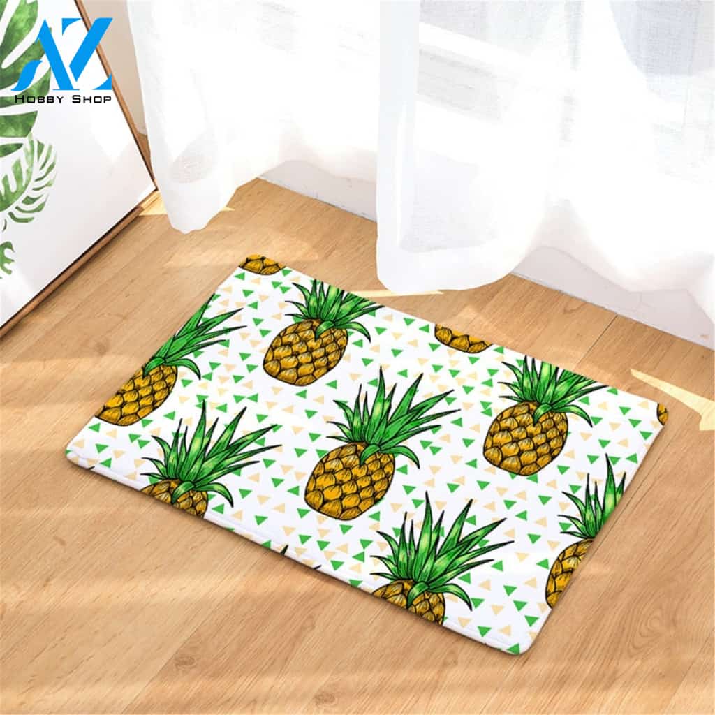 Pineapple Fruit Doormat Welcome Mat Housewarming Gift Home Decor Funny Doormat Gift For Fruit Lovers Gift For Friend Gift For Family