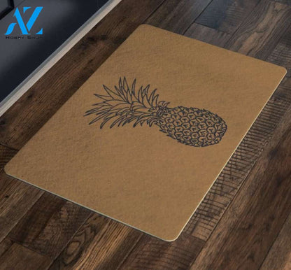 Pineapple Only Fruit Doormat Indoor And Outdoor Mat Entrance Rug Sweet Home Decor Closing Gift Gift For Friend Family Fruit Lovers Gift Idea